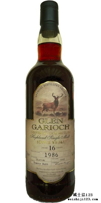 Glen Garioch 1986