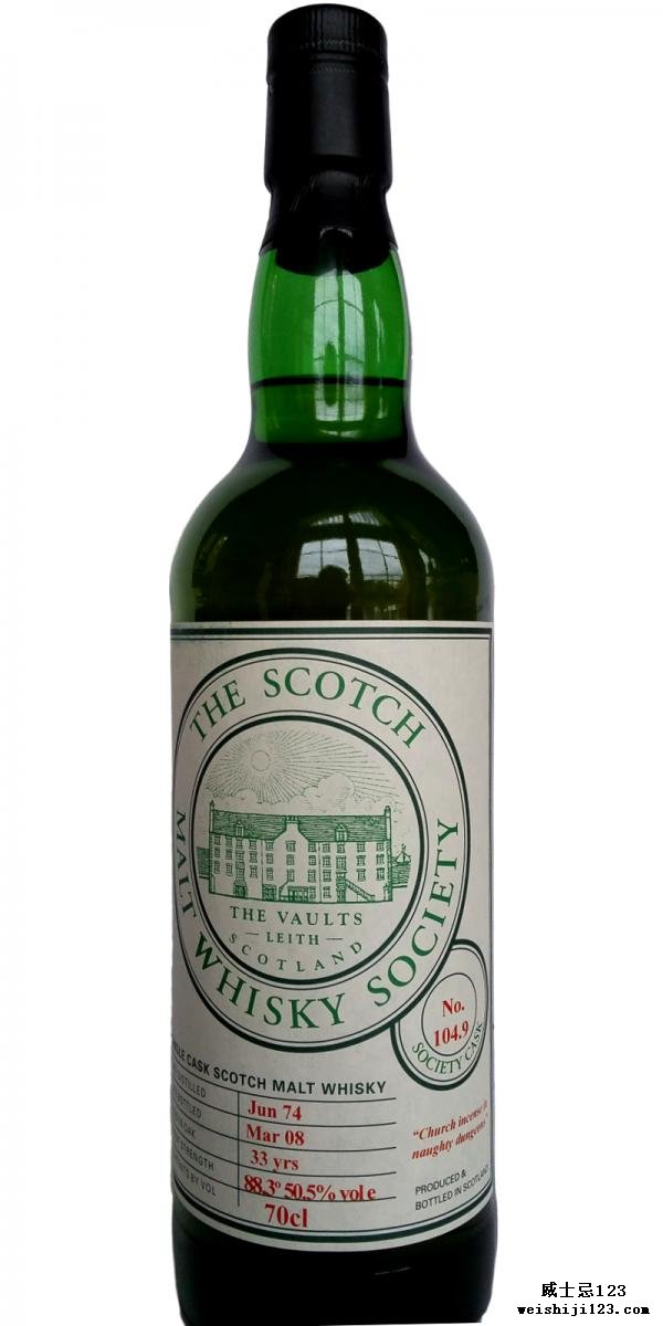 Glencraig 1974 SMWS 104.9