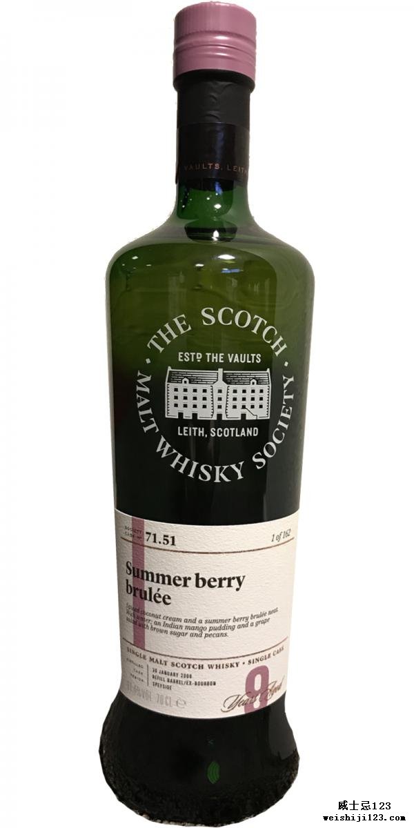 Glenburgie 2008 SMWS 71.51