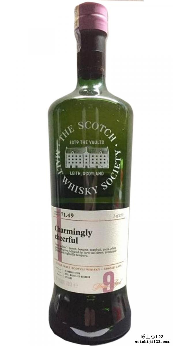 Glenburgie 2008 SMWS 71.49