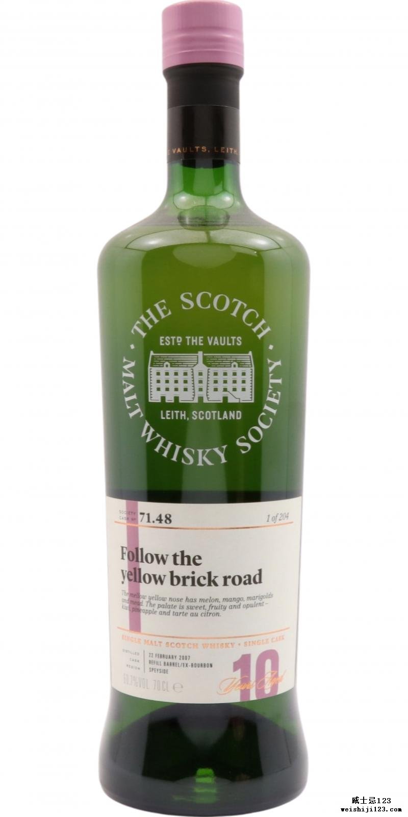 Glenburgie 2007 SMWS 71.48