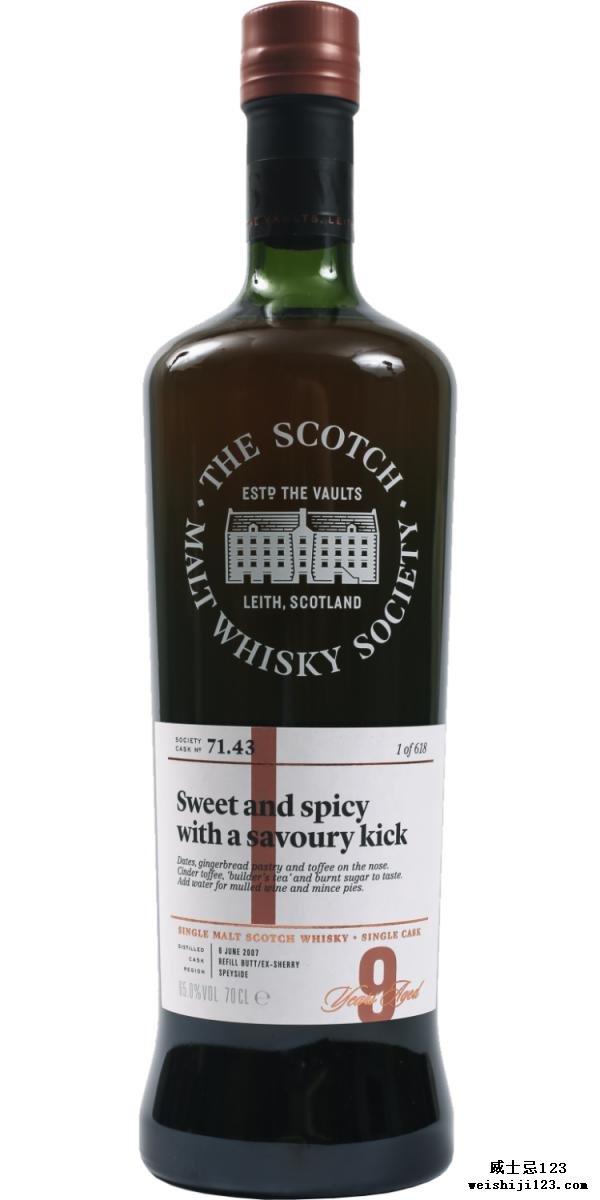 Glenburgie 2007 SMWS 71.43