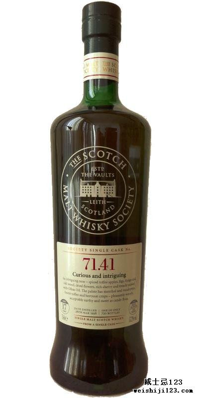 Glenburgie 1998 SMWS 71.41