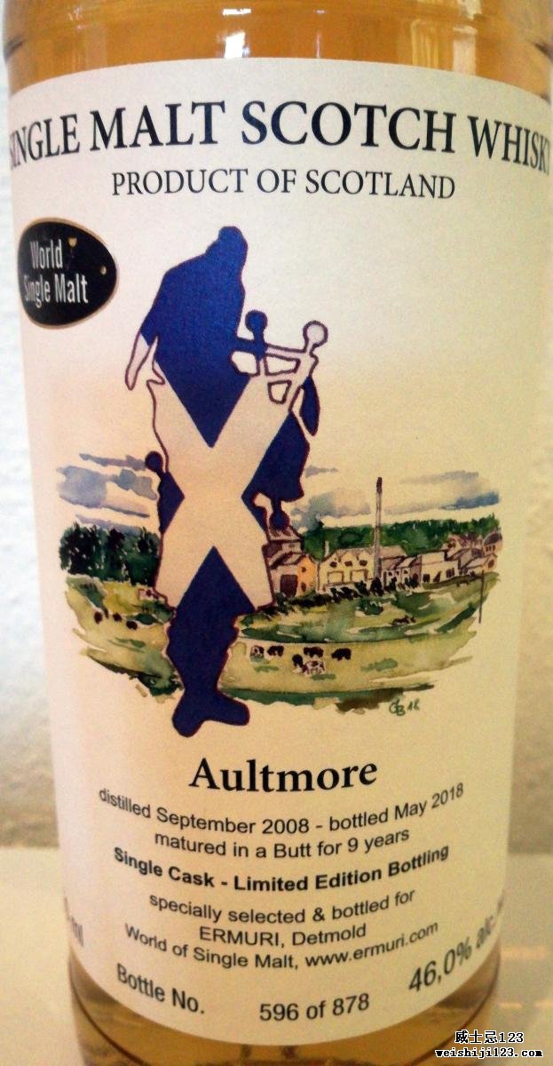 Aultmore 2008 WSM