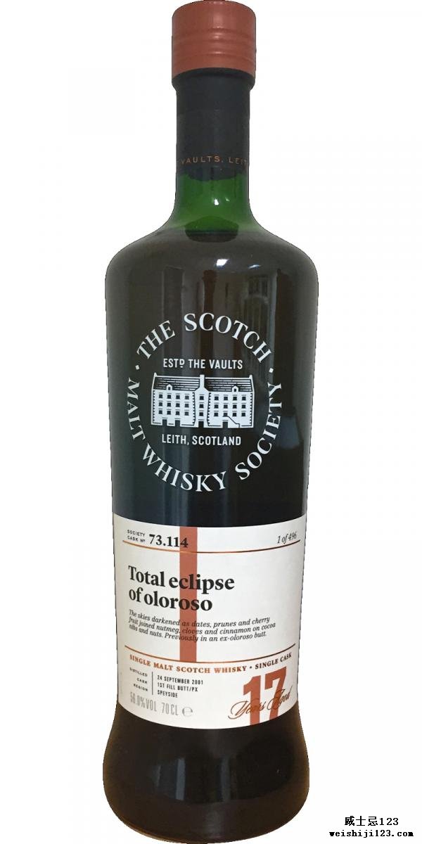 Aultmore 2001 SMWS 73.114