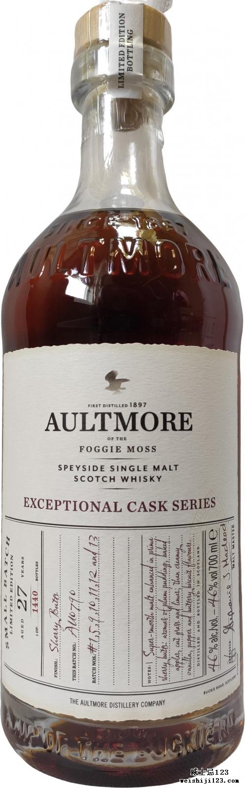 Aultmore 27-year-old