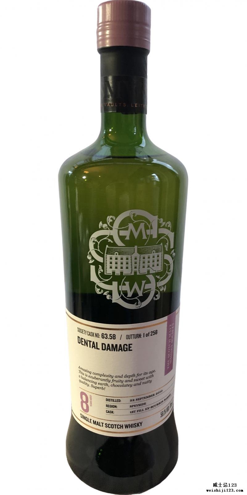 Glentauchers 2010 SMWS 63.58