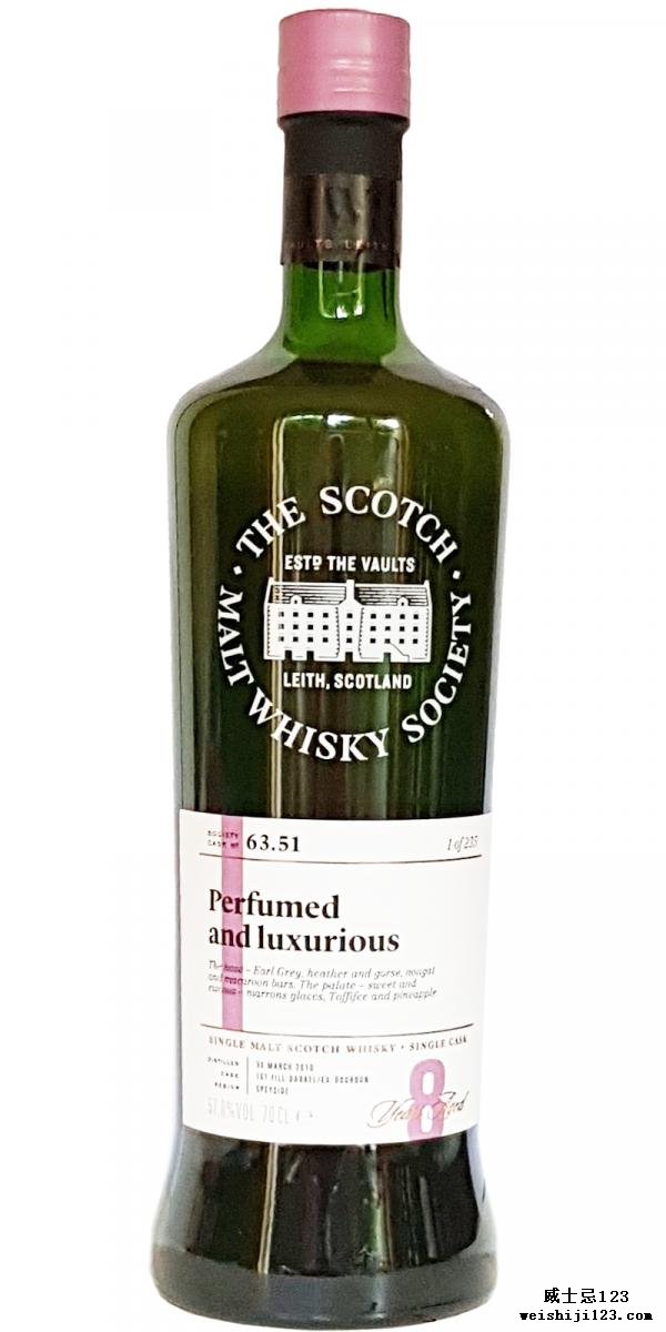 Glentauchers 2010 SMWS 63.51