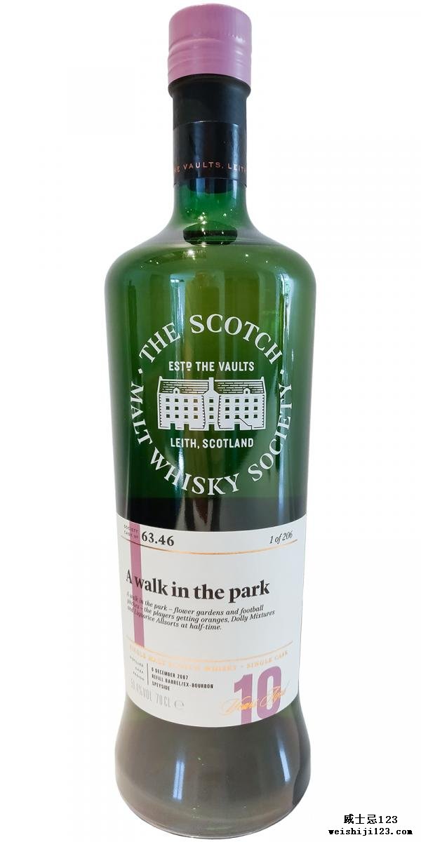 Glentauchers 2007 SMWS 63.46