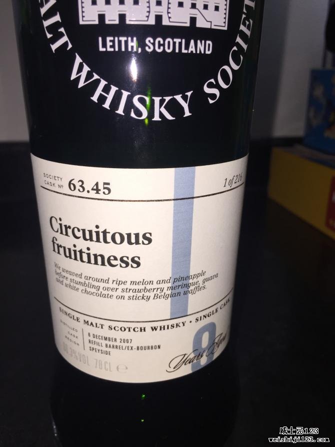 Glentauchers 2007 SMWS 63.45