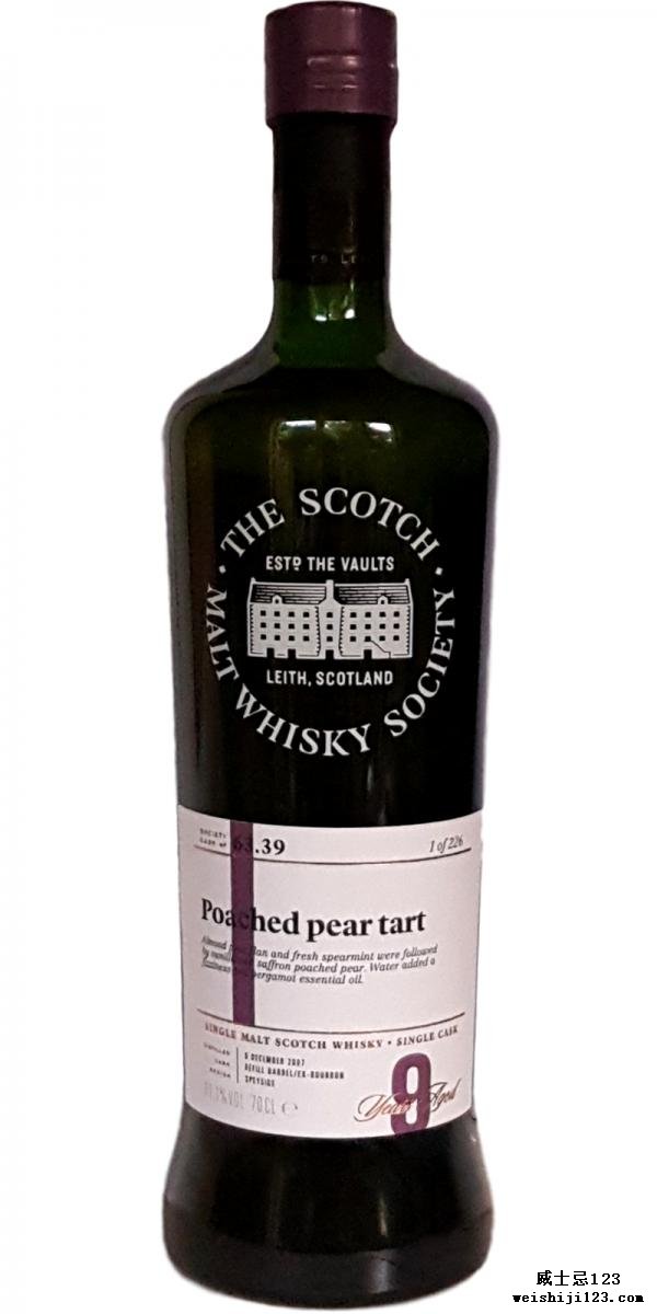 Glentauchers 2007 SMWS 63.39