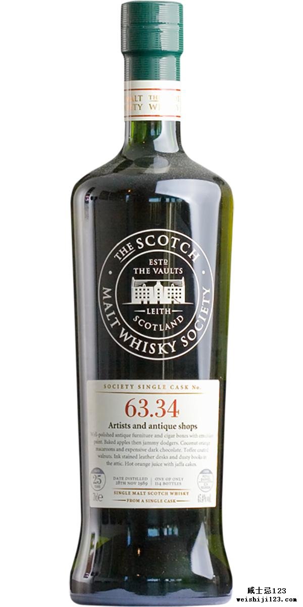 Glentauchers 1989 SMWS 63.34