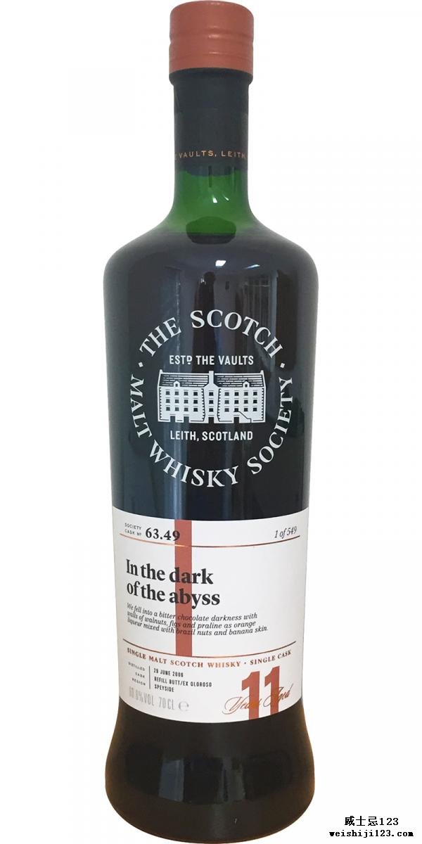 Glentauchers 2006 SMWS 63.49