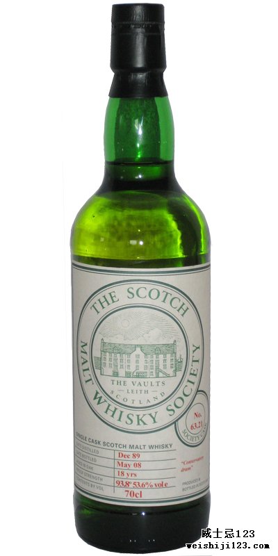 Glentauchers 1989 SMWS 63.21