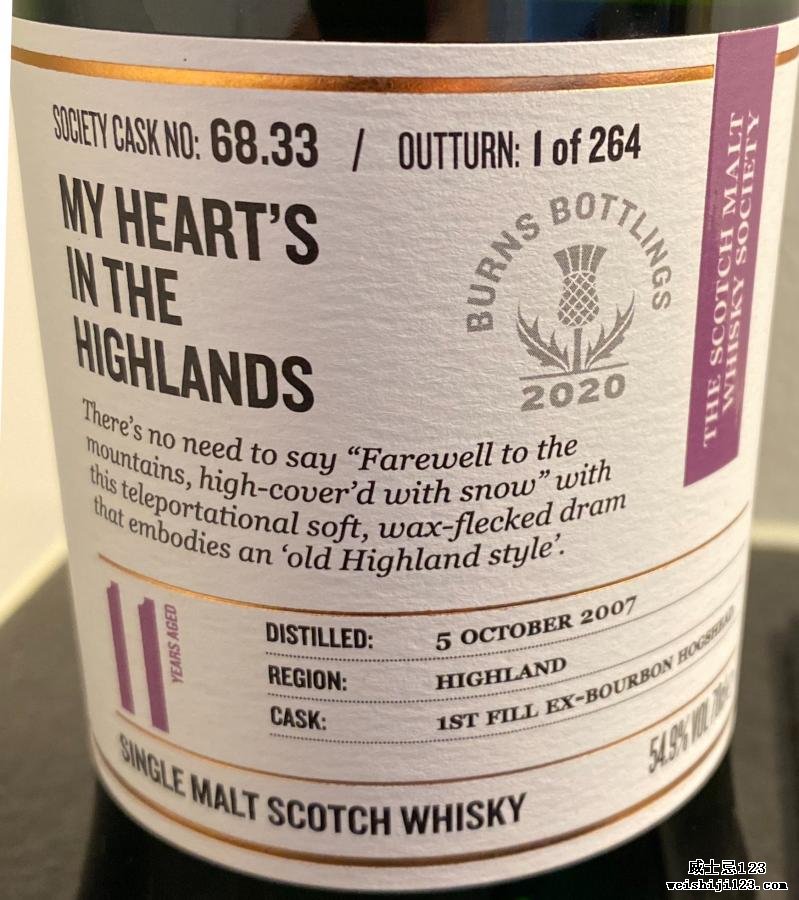 Blair Athol 2007 SMWS 68.33