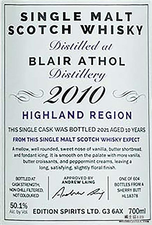 Blair Athol 2010 ED