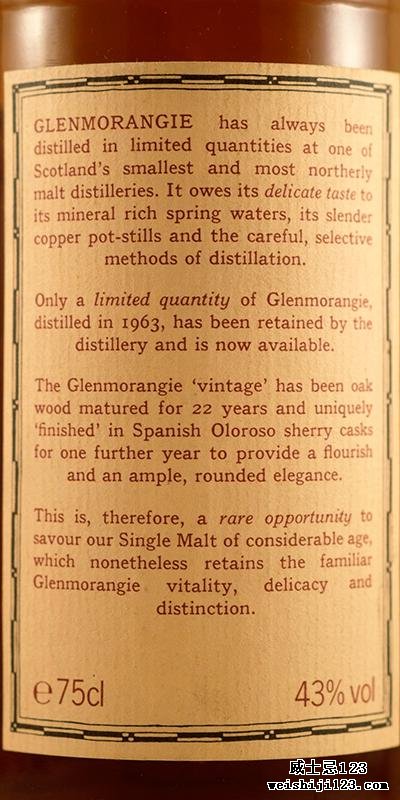 Glenmorangie 1963