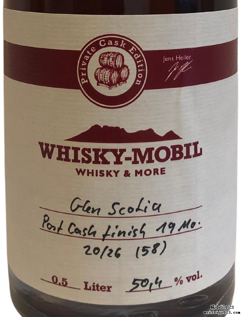 Glen Scotia Port Cask Finish 19 Mo.