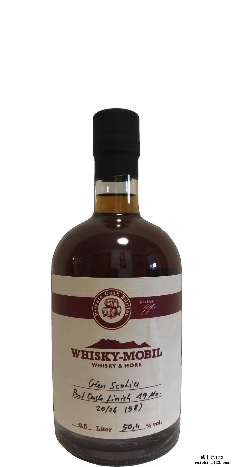 Glen Scotia Port Cask Finish 19 Mo.