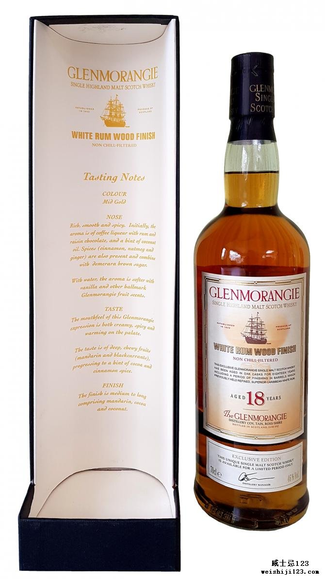 Glenmorangie White Rum Wood Finish