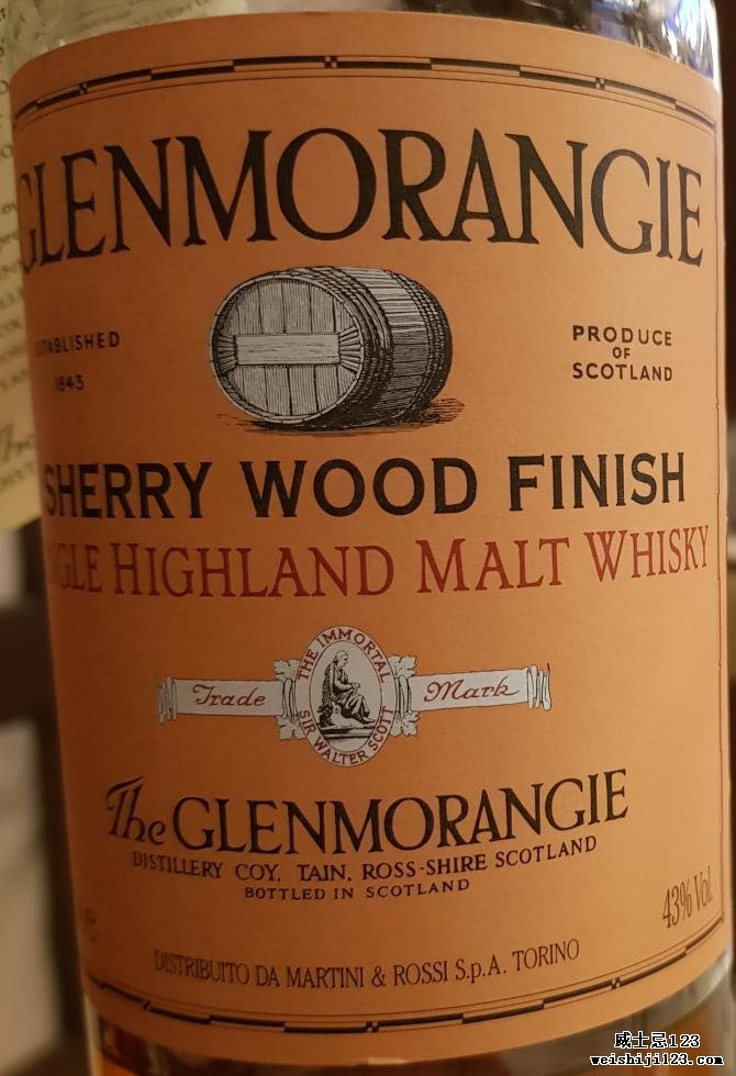 Glenmorangie Sherry Wood Finish