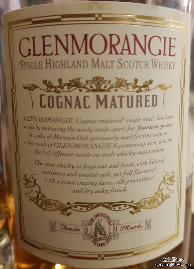 Glenmorangie Cognac Matured