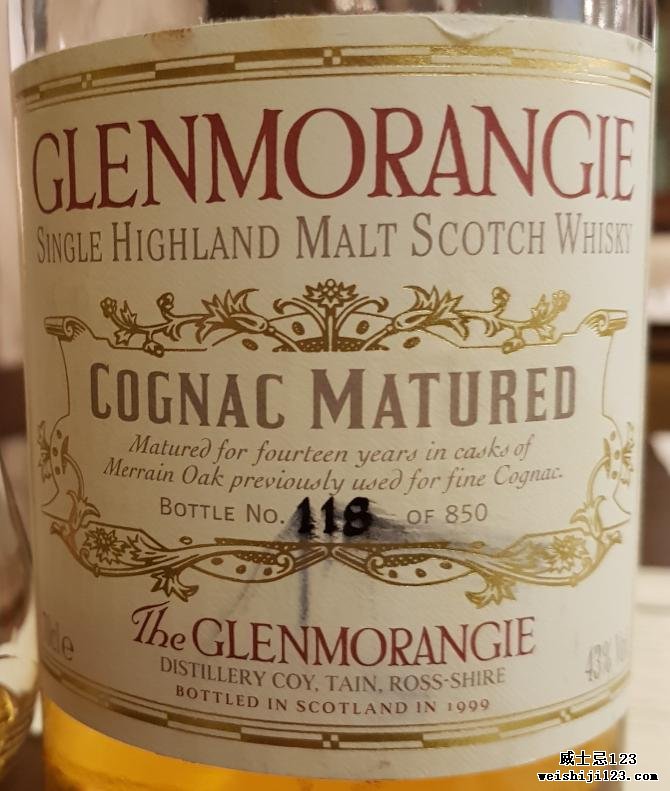 Glenmorangie Cognac Matured