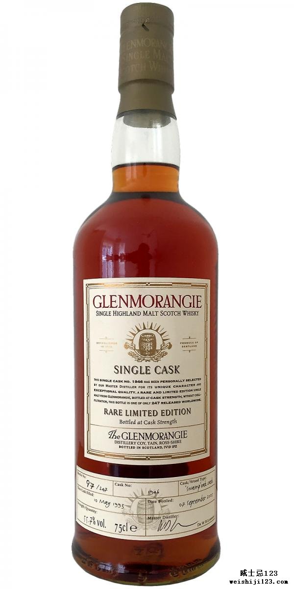 Glenmorangie 1993 - 'Swamp' Oak Cask