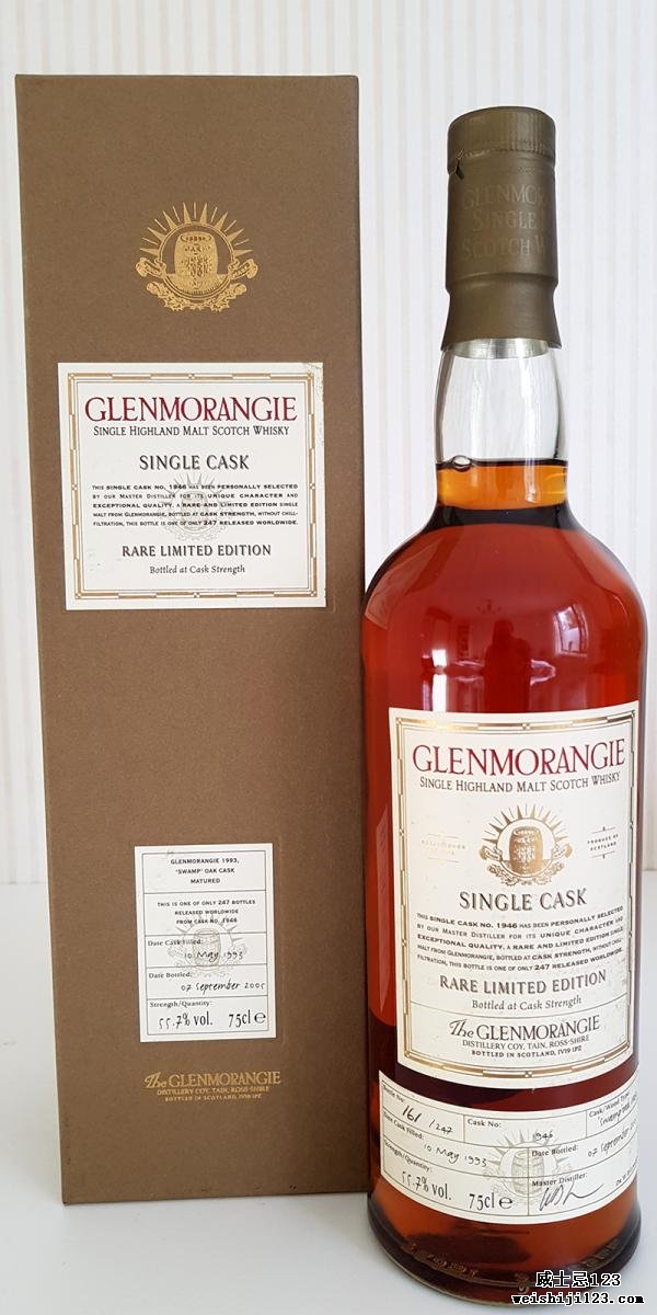 Glenmorangie 1993 - 'Swamp' Oak Cask