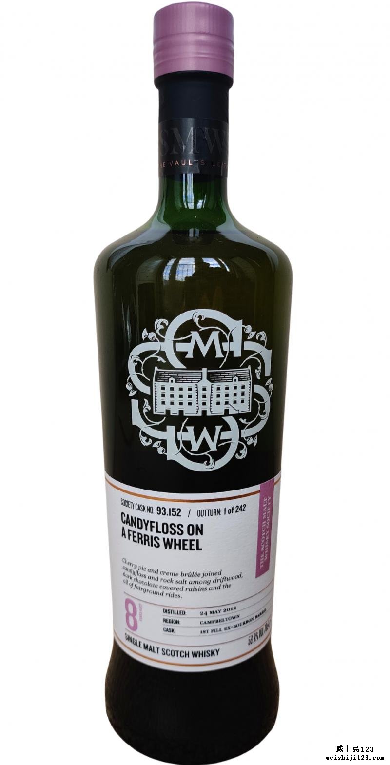 Glen Scotia 2012 SMWS 93.152