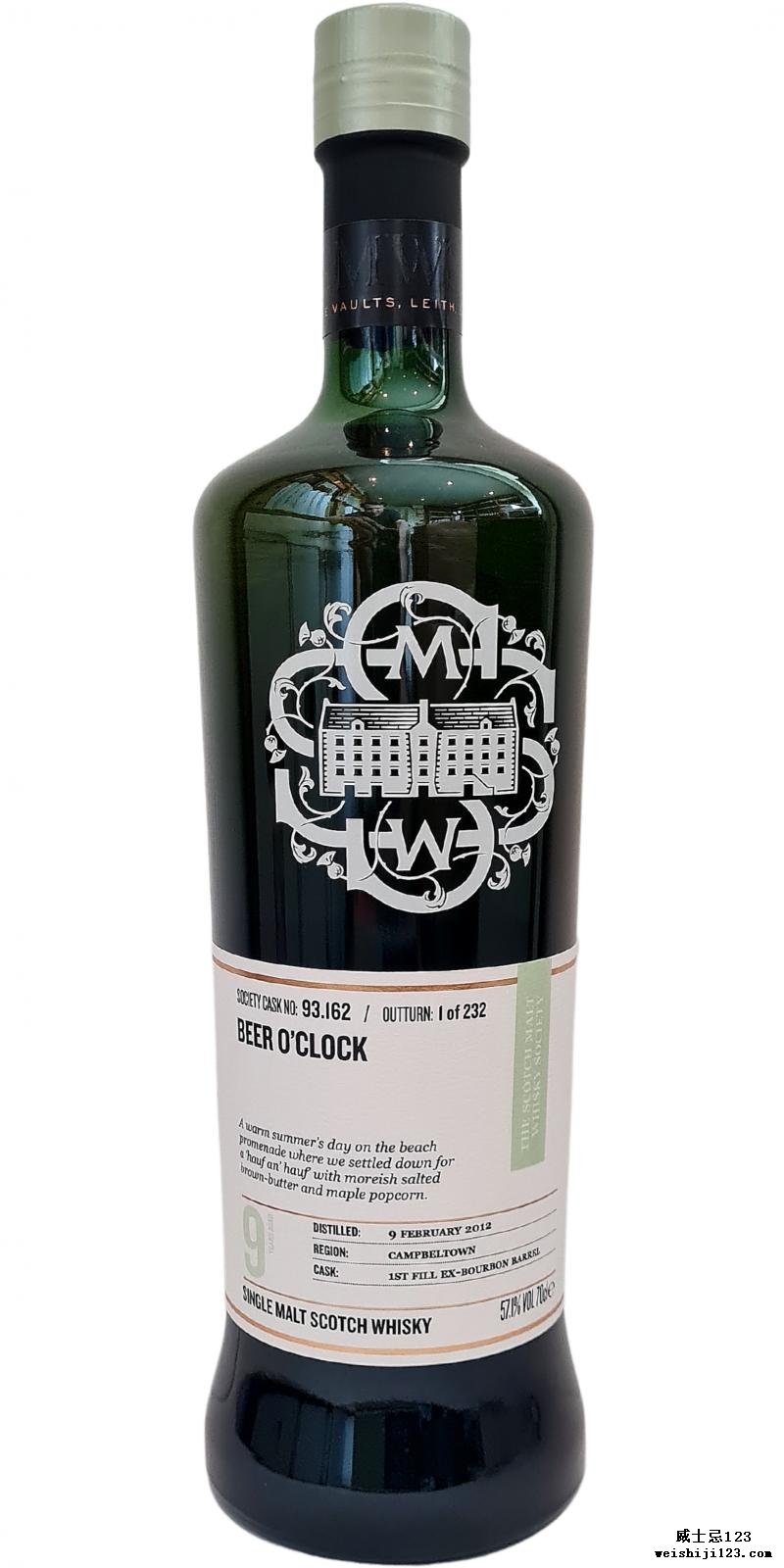 Glen Scotia 2012 SMWS 93.162