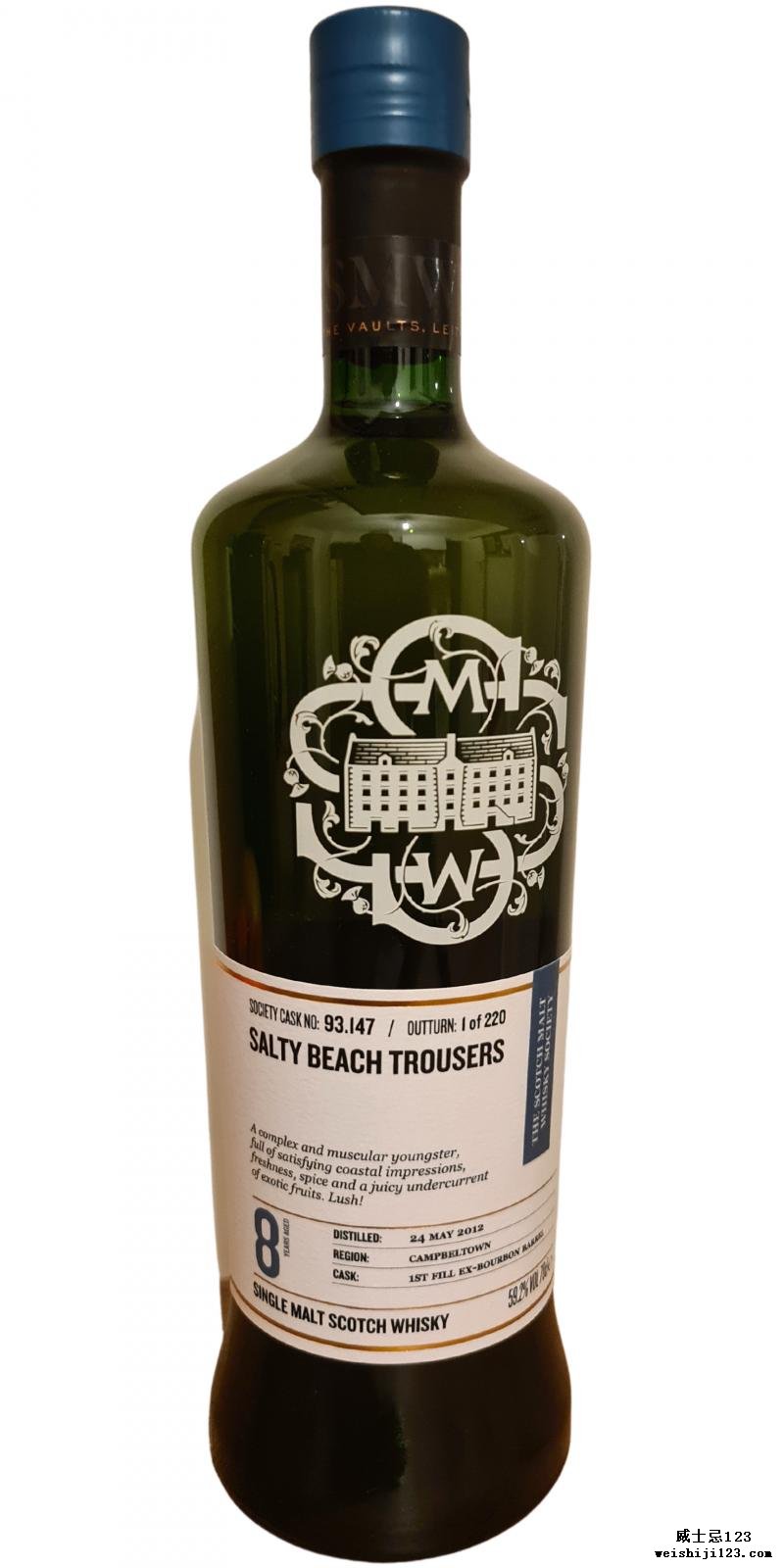 Glen Scotia 2012 SMWS 93.147