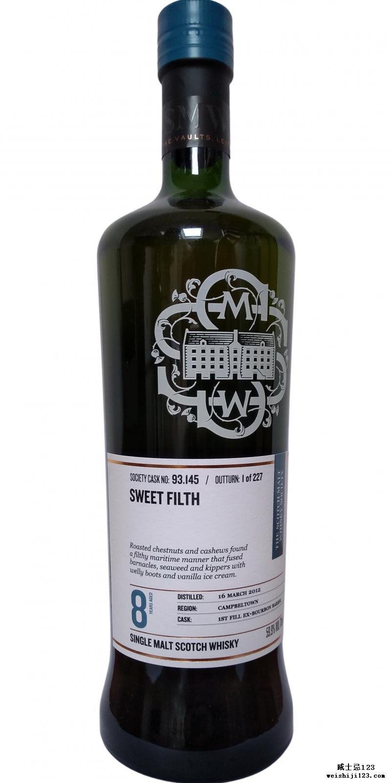 Glen Scotia 2012 SMWS 93.145