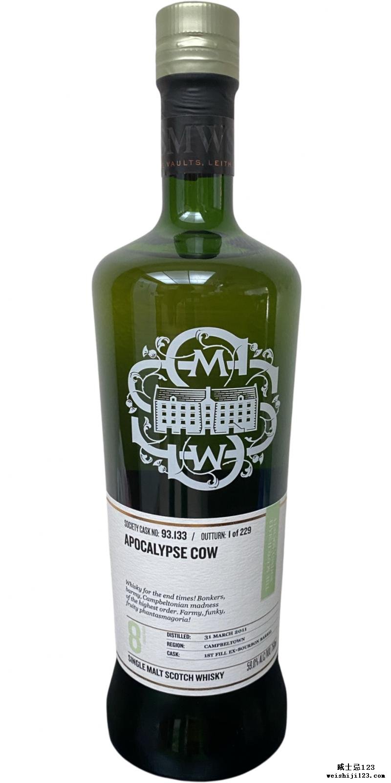 Glen Scotia 2011 SMWS 93.133