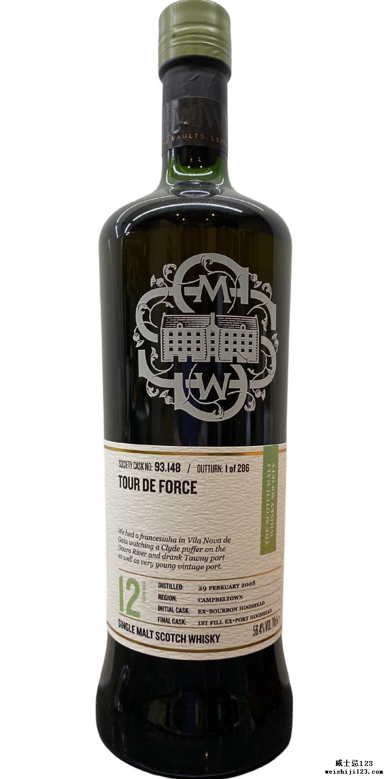 Glen Scotia 2008 SMWS 93.148