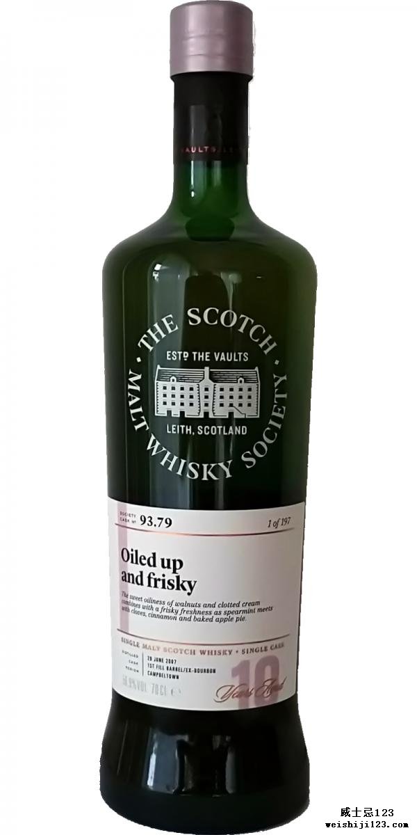 Glen Scotia 2007 SMWS 93.79