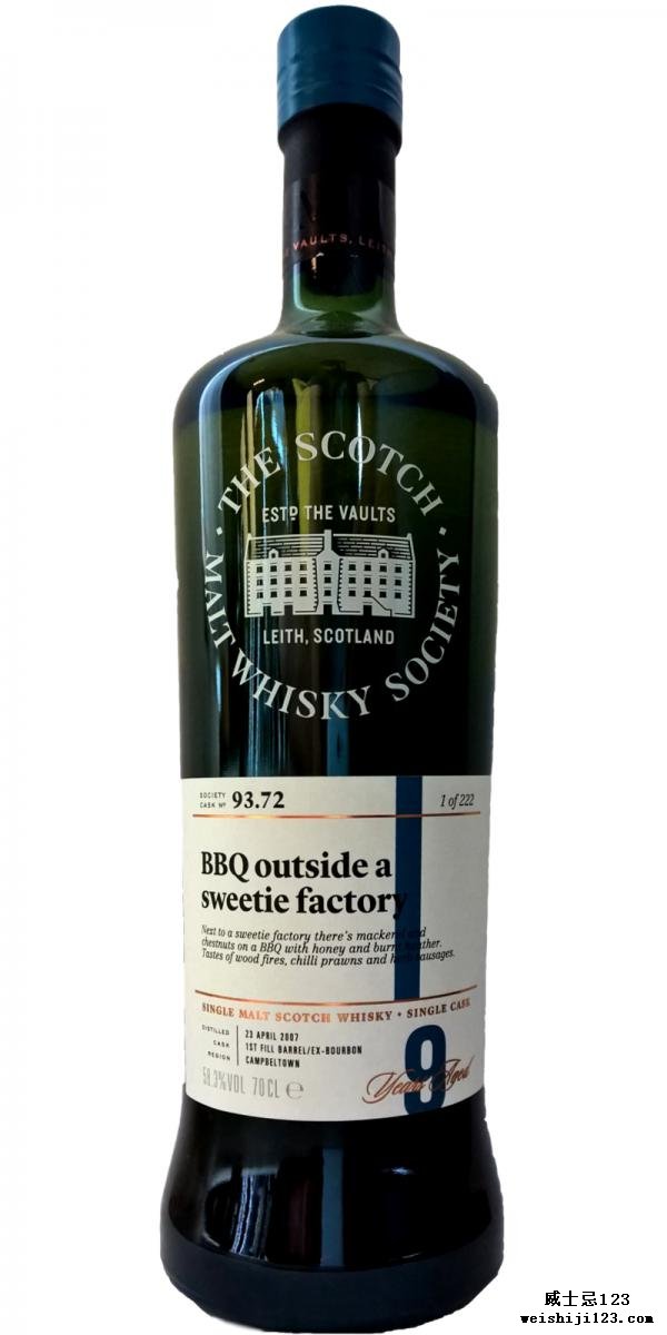 Glen Scotia 2007 SMWS 93.72