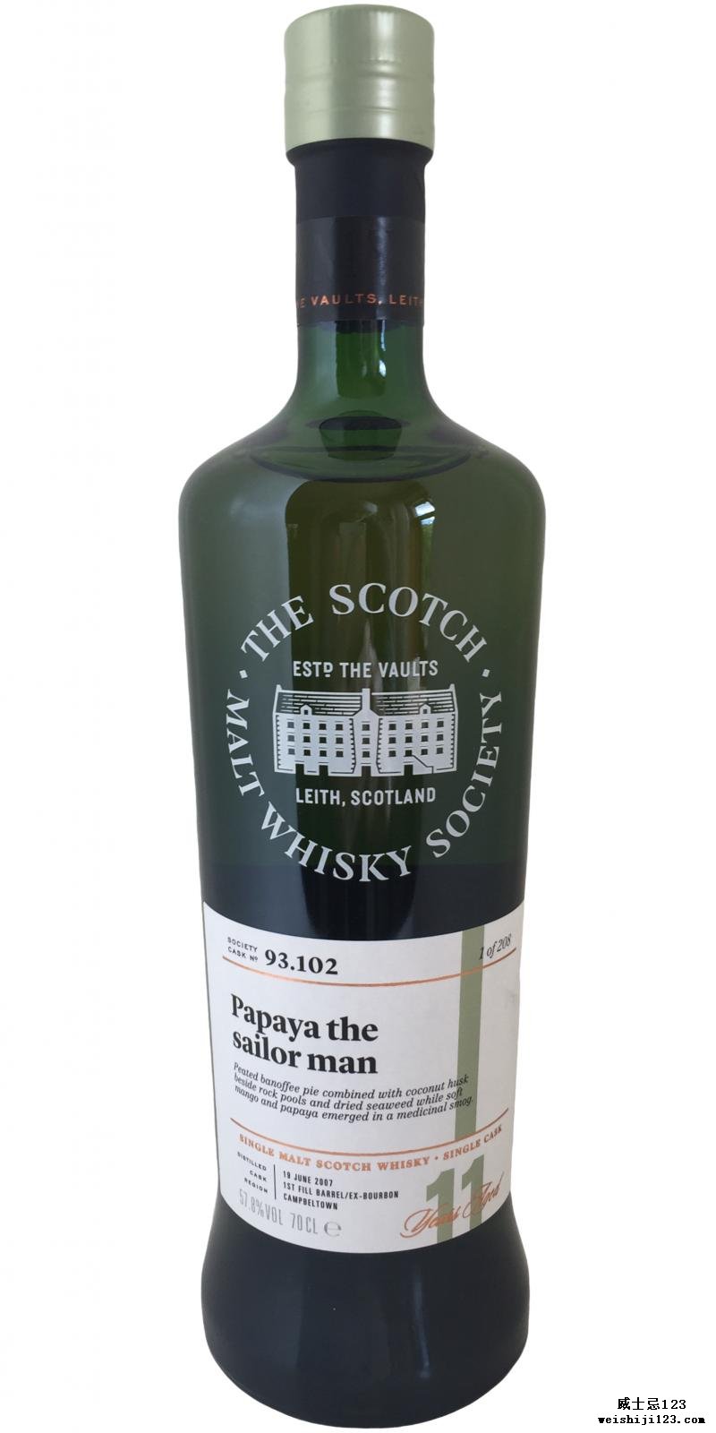 Glen Scotia 2007 SMWS 93.102