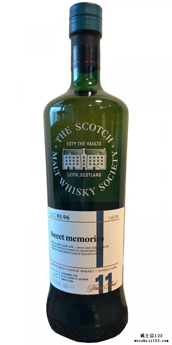 Glen Scotia 2006 SMWS 93.96