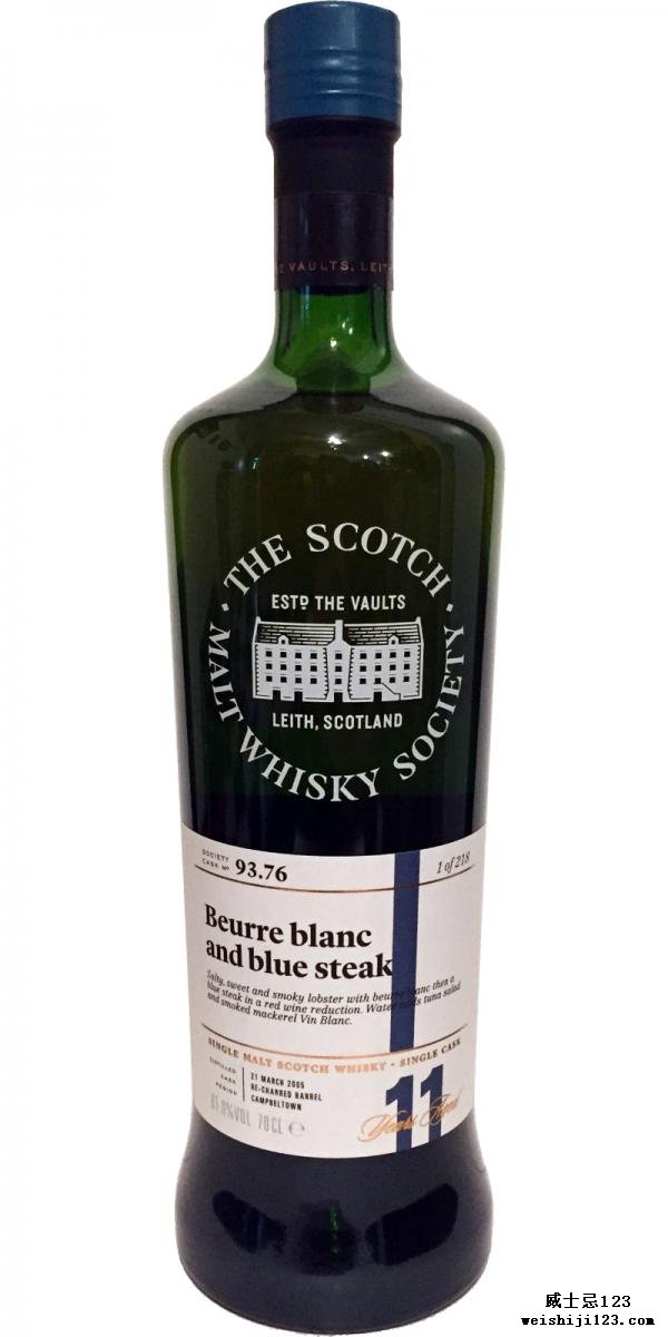 Glen Scotia 2005 SMWS 93.76