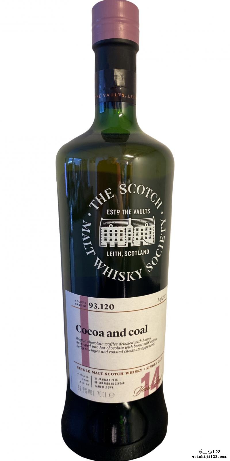 Glen Scotia 2005 SMWS 93.120