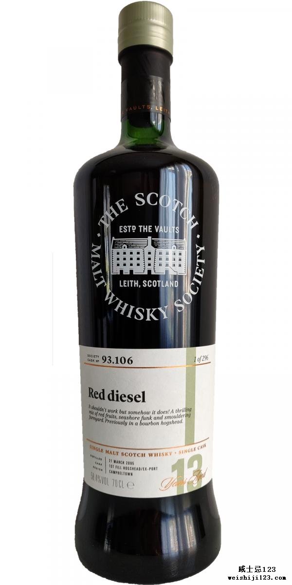 Glen Scotia 2005 SMWS 93.106