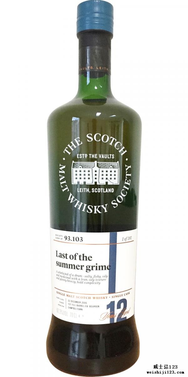 Glen Scotia 2005 SMWS 93.103