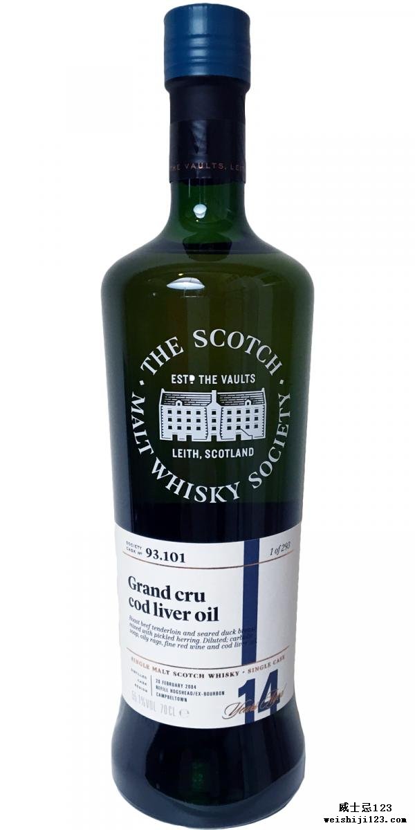 Glen Scotia 2004 SMWS 93.101