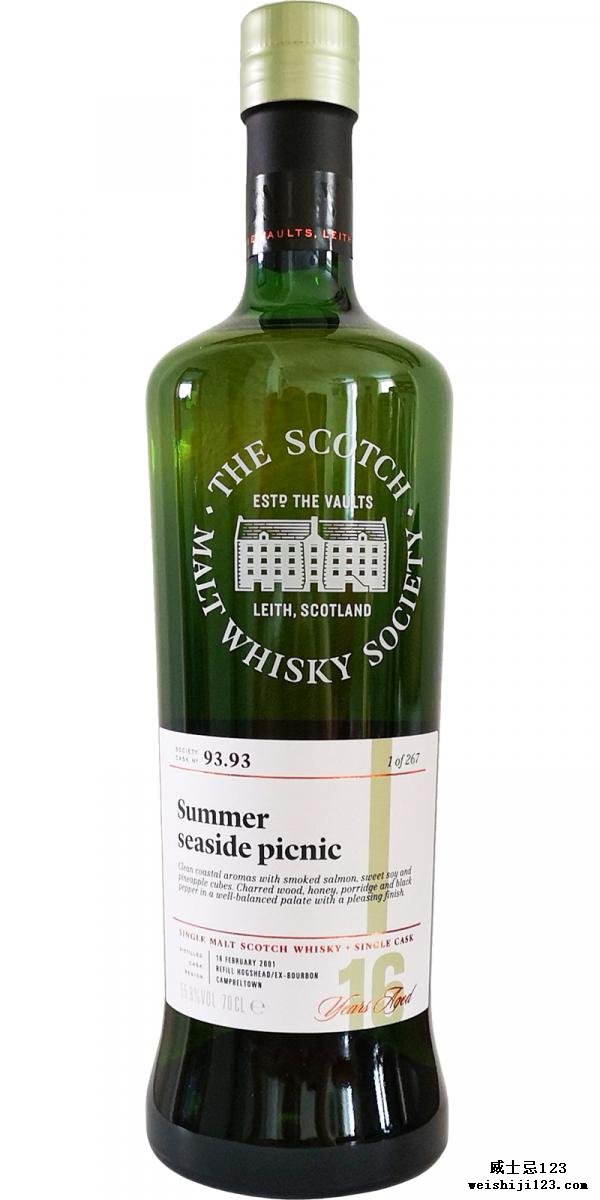 Glen Scotia 2001 SMWS 93.93