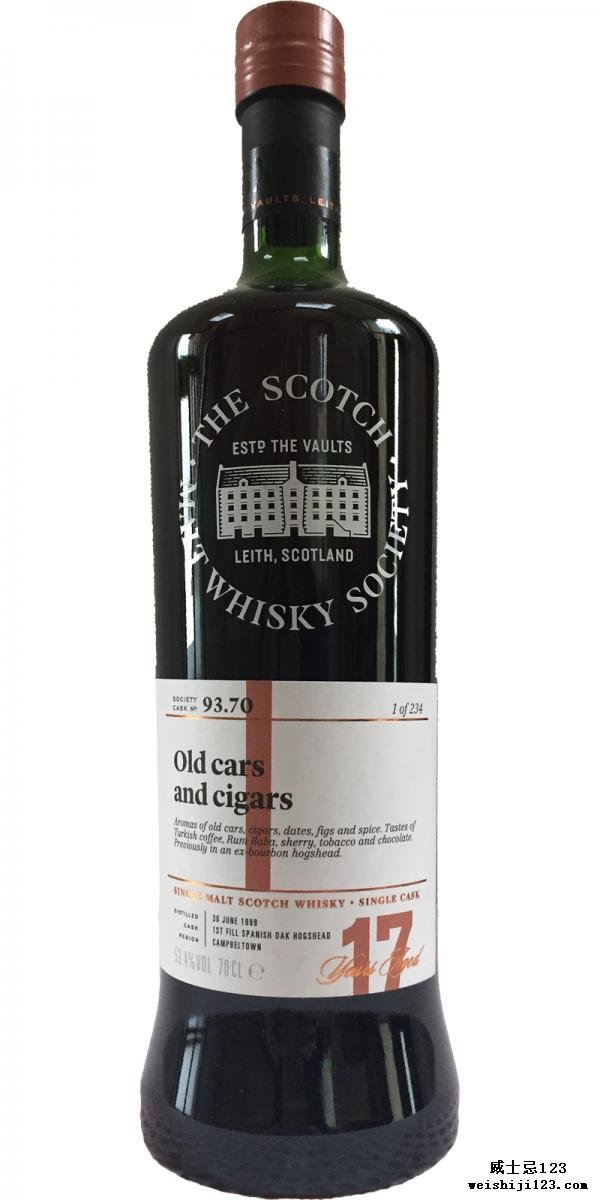 Glen Scotia 1999 SMWS 93.70