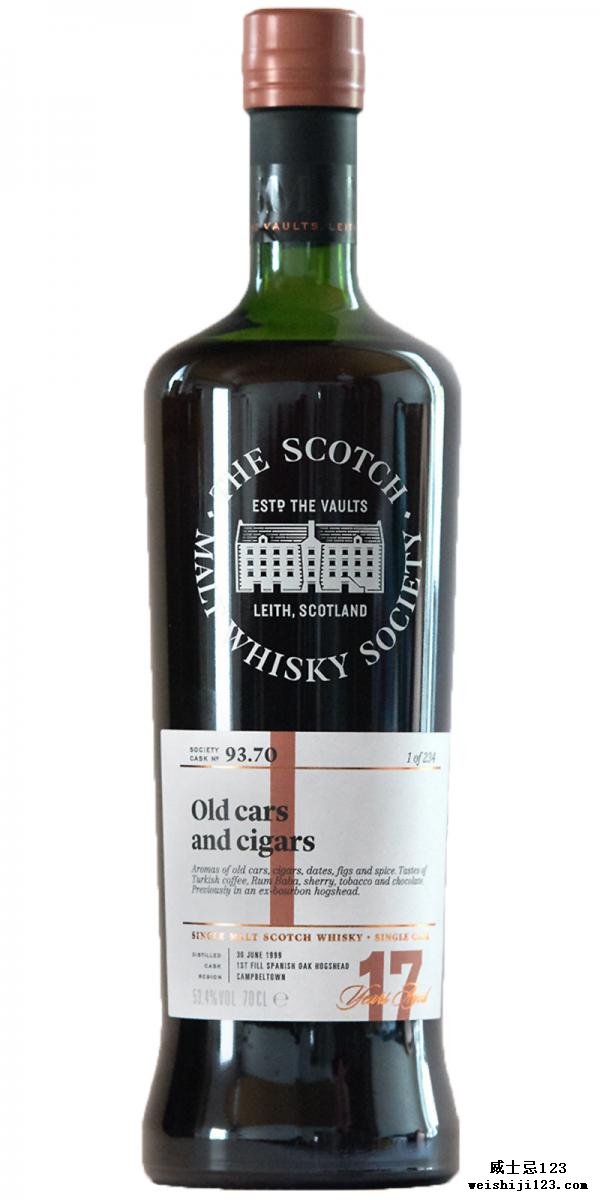 Glen Scotia 1999 SMWS 93.70