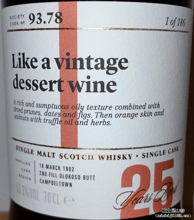 Glen Scotia 1992 SMWS 93.78