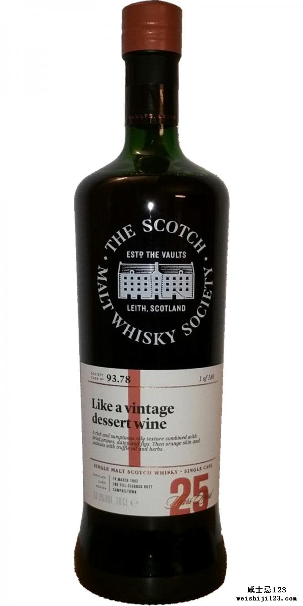 Glen Scotia 1992 SMWS 93.78