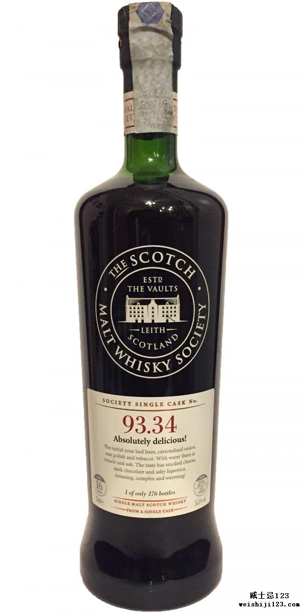 Glen Scotia 1992 SMWS 93.34